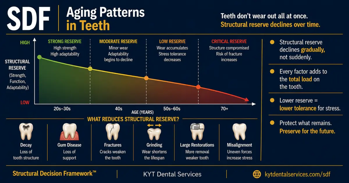Aging Patterns in Teeth — diagram